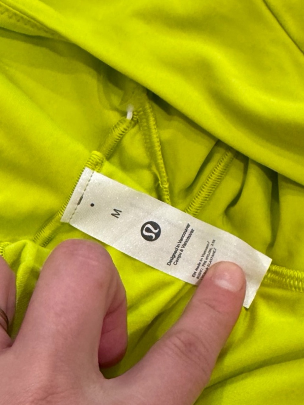 NWT Lululemon Wundermost Square-Neck Long-Sleeve Bodysuit In Lichen Lime - Picture 4 of 7
